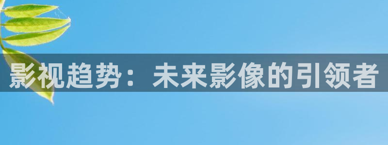 99视频有精品视频20：影视趋势：未来影像的引领者